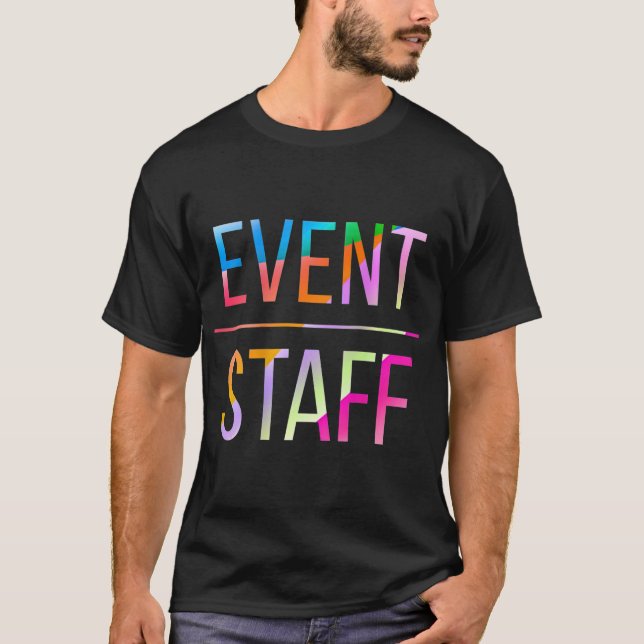 Camiseta Funcionarios de evento design de trás uniforme da  (Frente)