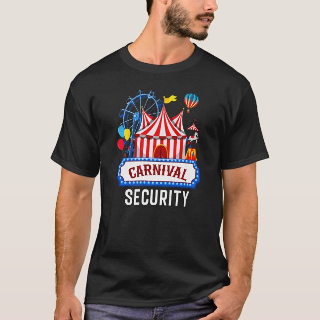 Camiseta Funcionarios de Evento do Circo de Segurança do Ca (Frente)