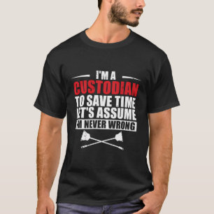 Camiseta Funcionarios De Limpeza, Sou Um Guardião Da Escola