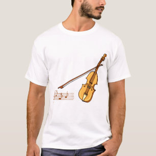 Camiseta Funcionarios do arco e da música de violino no