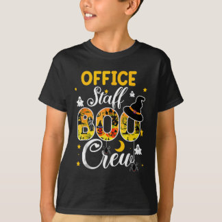Camiseta Funcionarios do Office Boo Crew Divertido Hallowee
