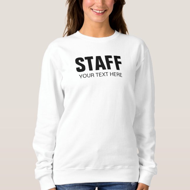 Camiseta Funcionarios-Membro Mulheres Design Frontal E Tras (Frente)