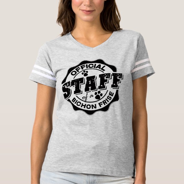 Camiseta Funcionarios Oficial de uma Fome de Bichon (Frente)