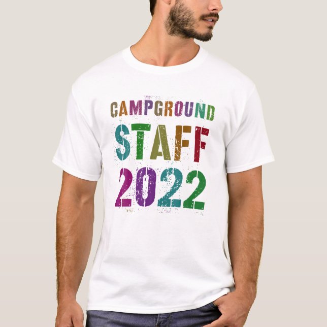 Camiseta Funcionarios Vintage CAMPGROUND 2022 Conselheiro d (Frente)