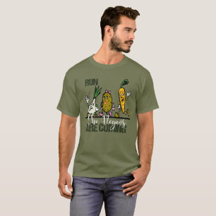 Camiseta Funcione os Vegans são vegetais de vinda