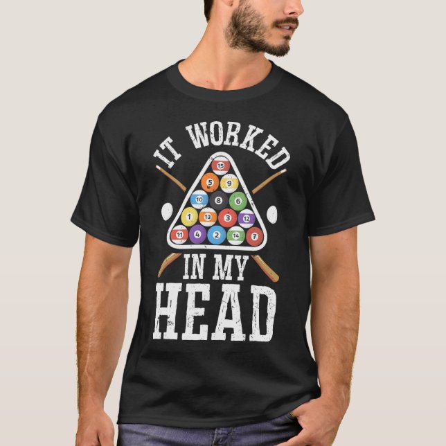 Camiseta Funcionou Na Minha Cabeça, Engraçada Piscina Billi (Frente)
