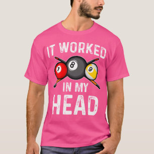 Camiseta Funcionou Na Minha Cabeça Jogador De Piscina Billi