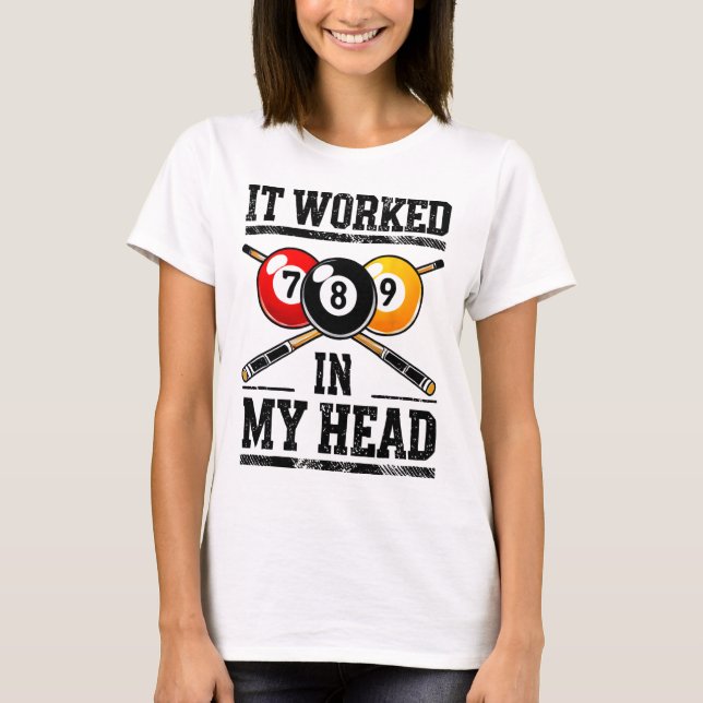 Camiseta Funcionou Na Minha Cabeça, Ventilador De Piscina B (Frente)