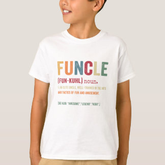 Camiseta Funcle Engraçado Tio Definição, Incrível Herói da