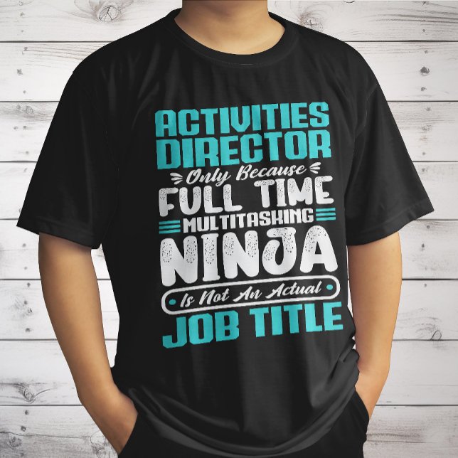 Camiseta Funções do Diretor de Atividades Competências Prof (Criador carregado)