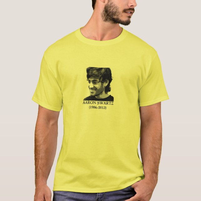 Camiseta Fundação da luz solar -- Aaron Swartz (Frente)