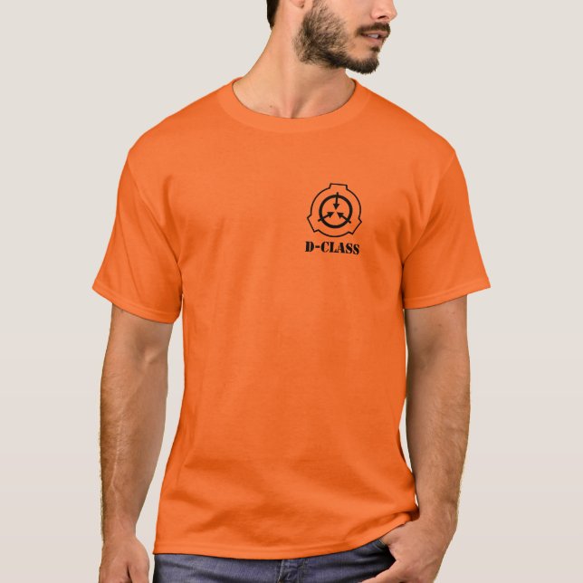 Camiseta Fundação de SCP: D-Class (Frente)