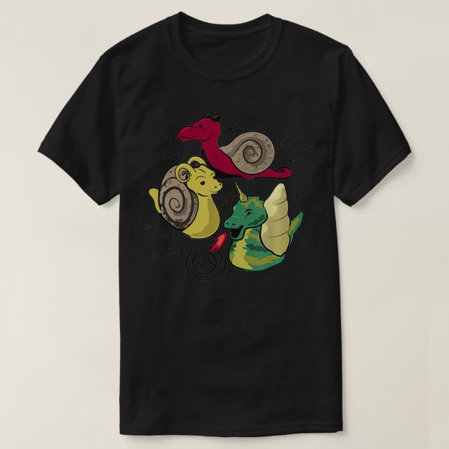 Camiseta Fundação SCP111 DragonSnails (Frente do Design)
