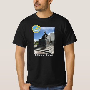 Camiseta Fundador da estátua de Tannu Tuva