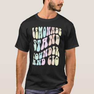 Camiseta Fundador da Groovy LEMONADE STAND e CEO em Treinam