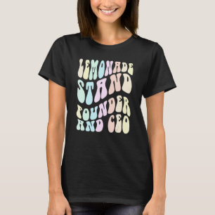 Camiseta Fundador da Groovy LEMONADE STAND e CEO em Treinam