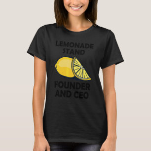 Camiseta Fundador e CEO da Barraquinha de Limonada
