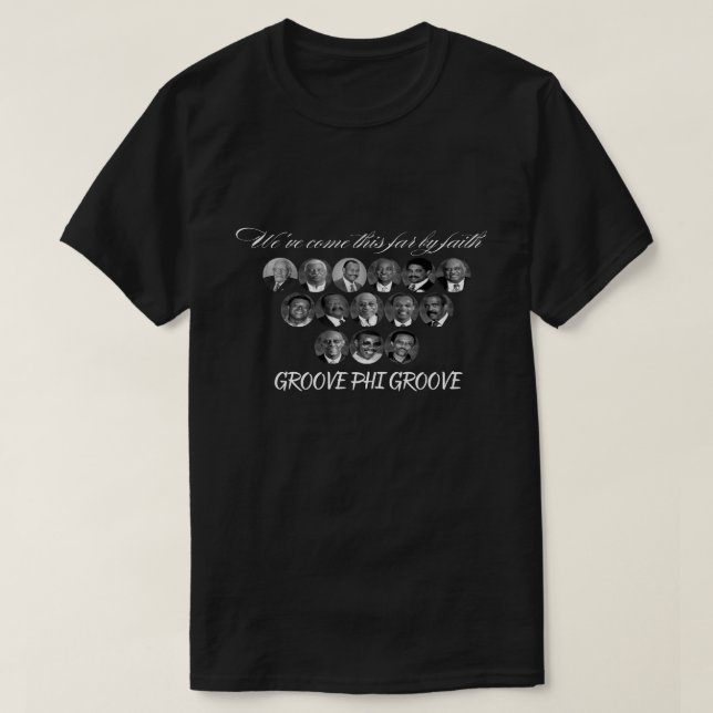 Camiseta Fundadores do Groove Phi Groove (Frente do Design)