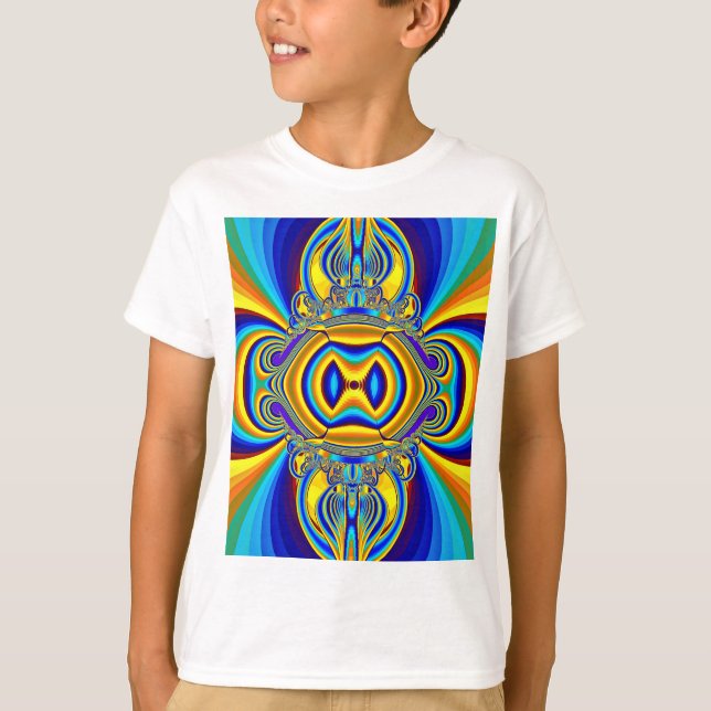 Camiseta Fundo Abstrato Colorido-14334 (Frente)