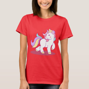 Camiseta Fundo bonito do unicórnio