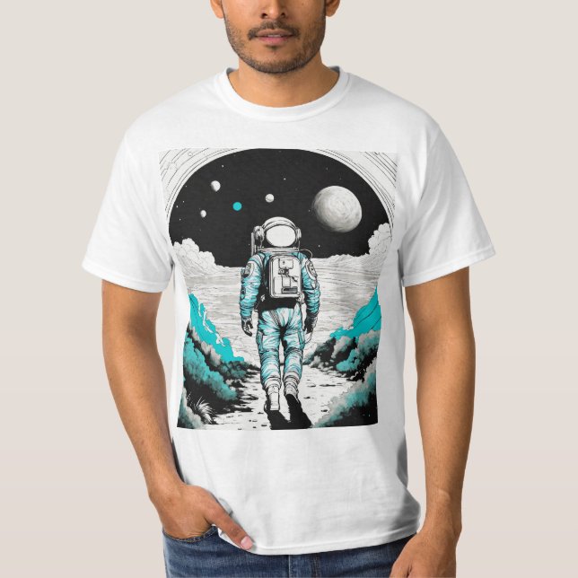 Camiseta Fundo: Branco e preto (Frente)