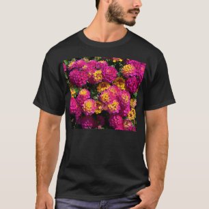 Camiseta Fundo das flores de lantana