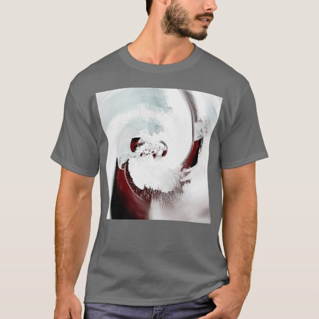 Camiseta Fundo de abstrato expressivo (Frente)