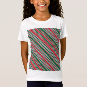 Camiseta Fundo de listras diagonais