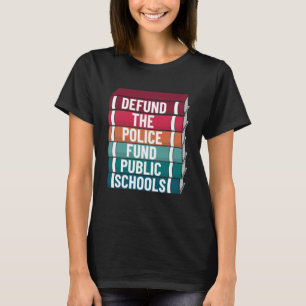 Camiseta Fundo De Polícia - Escolas Públicas - Retro Vintag
