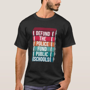 Camiseta Fundo De Polícia - Escolas Públicas - Retro Vintag