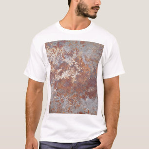 Camiseta Fundo de Textura Metálica Rusty