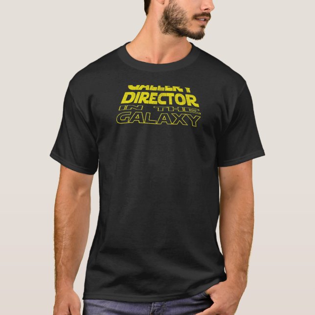 Camiseta Fundo do Espaço do Diretor de Galeria (Frente)
