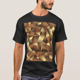 Camiseta Fundo do polígono: arte texturizada por Abstrato