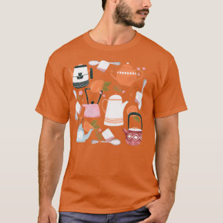 Camiseta Fundo Escuro do Tea Time