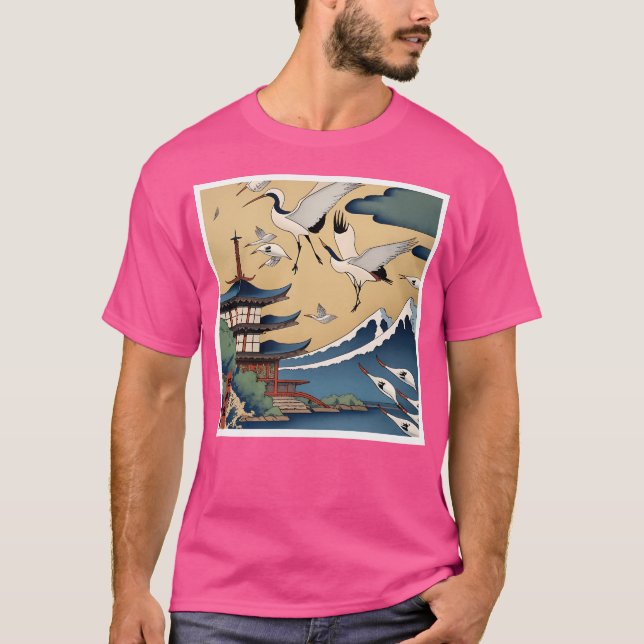 Camiseta Fundo Japonês Ativo (Frente)