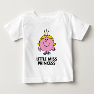 Camiseta Fundo pequeno da coroa da senhorita princesa