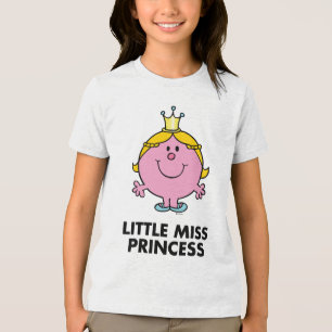 Camiseta Fundo pequeno da coroa da senhorita princesa  