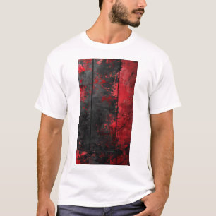 Camiseta Fundo Preto Vanta com Conselho Vermelho T-Shi