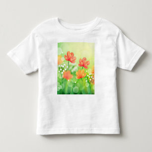Camiseta Fundo Realista Borroso de Primavera-52374