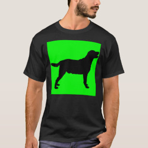 Camiseta Fundo Verde do Labrador Retriever