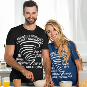 Camiseta Fundraiser de Alivio de desastre Tornado