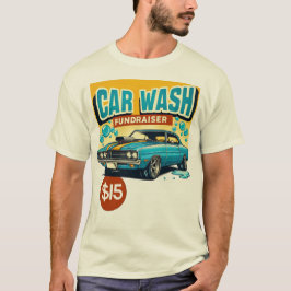 Camiseta Fundraiser de lavagem de automóveis