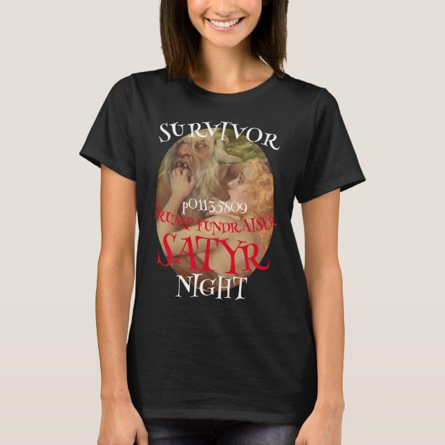 Camiseta Fundraiser Trump T Shirt Republicans Satynight Nig (Frente)