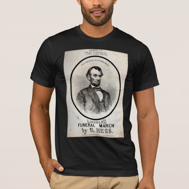 Camiseta Funeral - Abraham Lincoln (Frente)