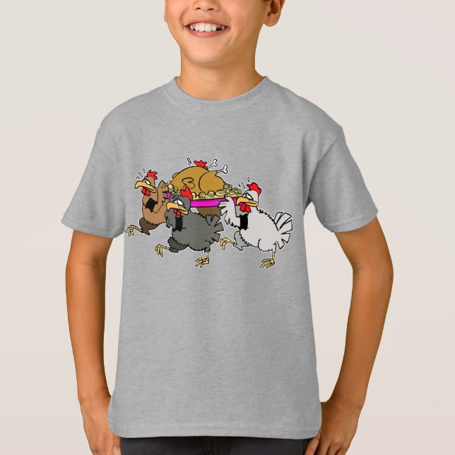 Camiseta Funeral de frango (Frente)