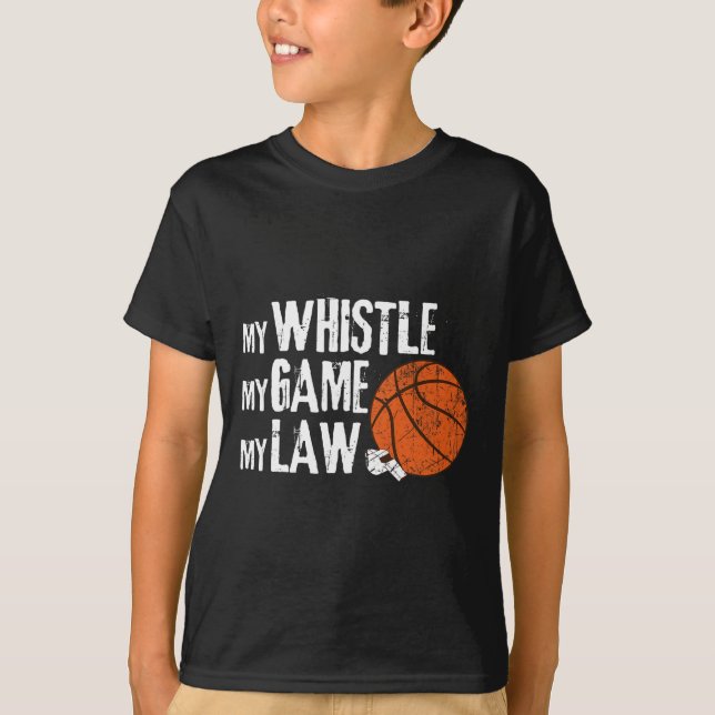 Camiseta Funerário Ref Hoops - Referência de Basquete 1 (Frente)