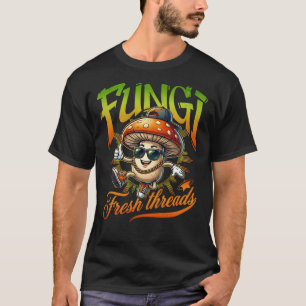 Camiseta Fungi Fresh Threads – Roupas de Rua de Cogumelo