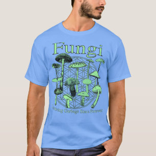 Camiseta Fungos Dissolvendo Lixo Desde Sempre Na Cogumelo
