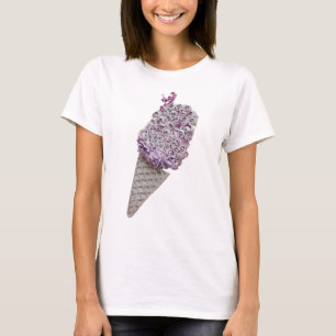 Camiseta funil rosa