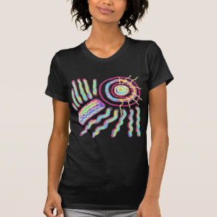 Camiseta Funky Abstrato Art para Vestir